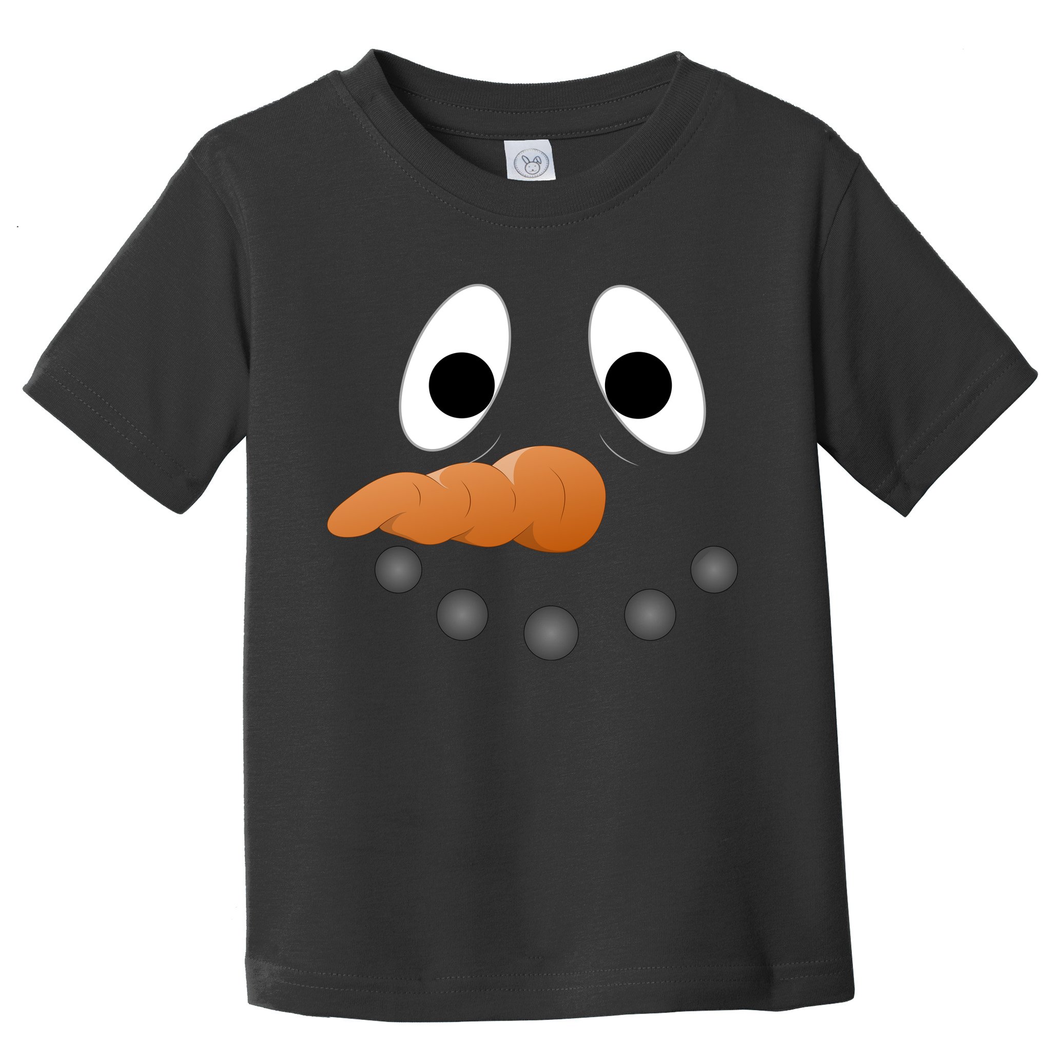 Funny Snowman Face Toddler T-Shirt