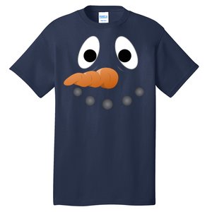 Funny Snowman Face Tall T-Shirt