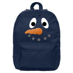 Funny Snowman Face 16 in Basic Backpack