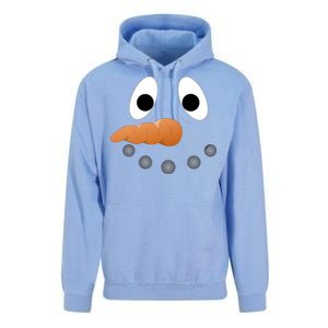 Funny Snowman Face Unisex Surf Hoodie