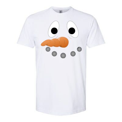 Funny Snowman Face Softstyle® CVC T-Shirt