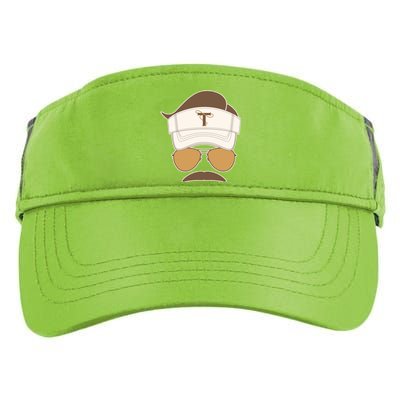 Funny Soccer Coach Adult Drive Performance Visor