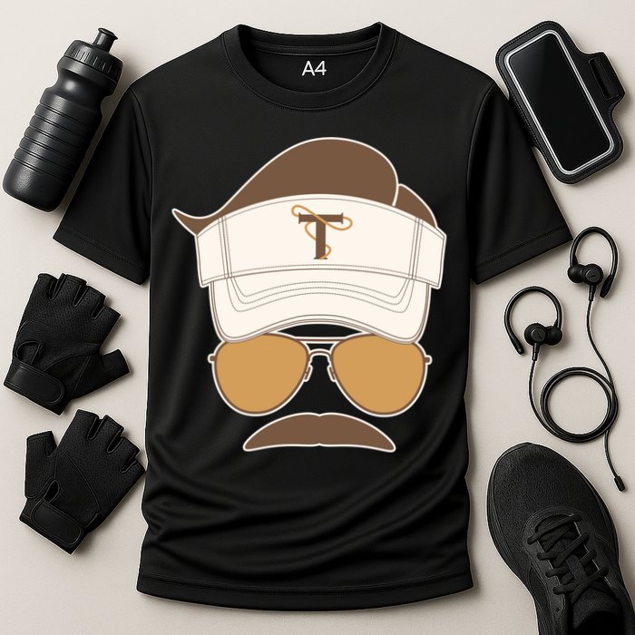 Funny Soccer Coach Cooling Performance Crew T-Shirt