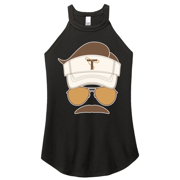 Funny Soccer Coach Women's Perfect Tri Rocker Tank