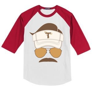 Funny Soccer Coach Kids Colorblock Raglan Jersey