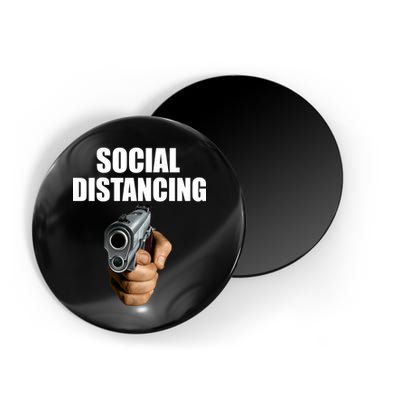 Funny Social Distancing Gun Magnet