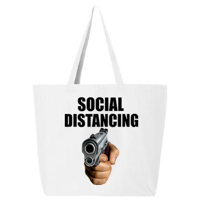 Funny Social Distancing Gun 25L Jumbo Tote