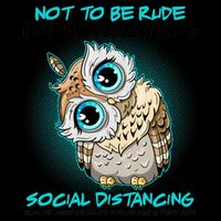 Funny Social Distancing Owl Meme Mug