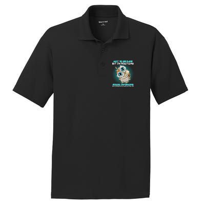 Funny Social Distancing Owl Meme PosiCharge RacerMesh Polo