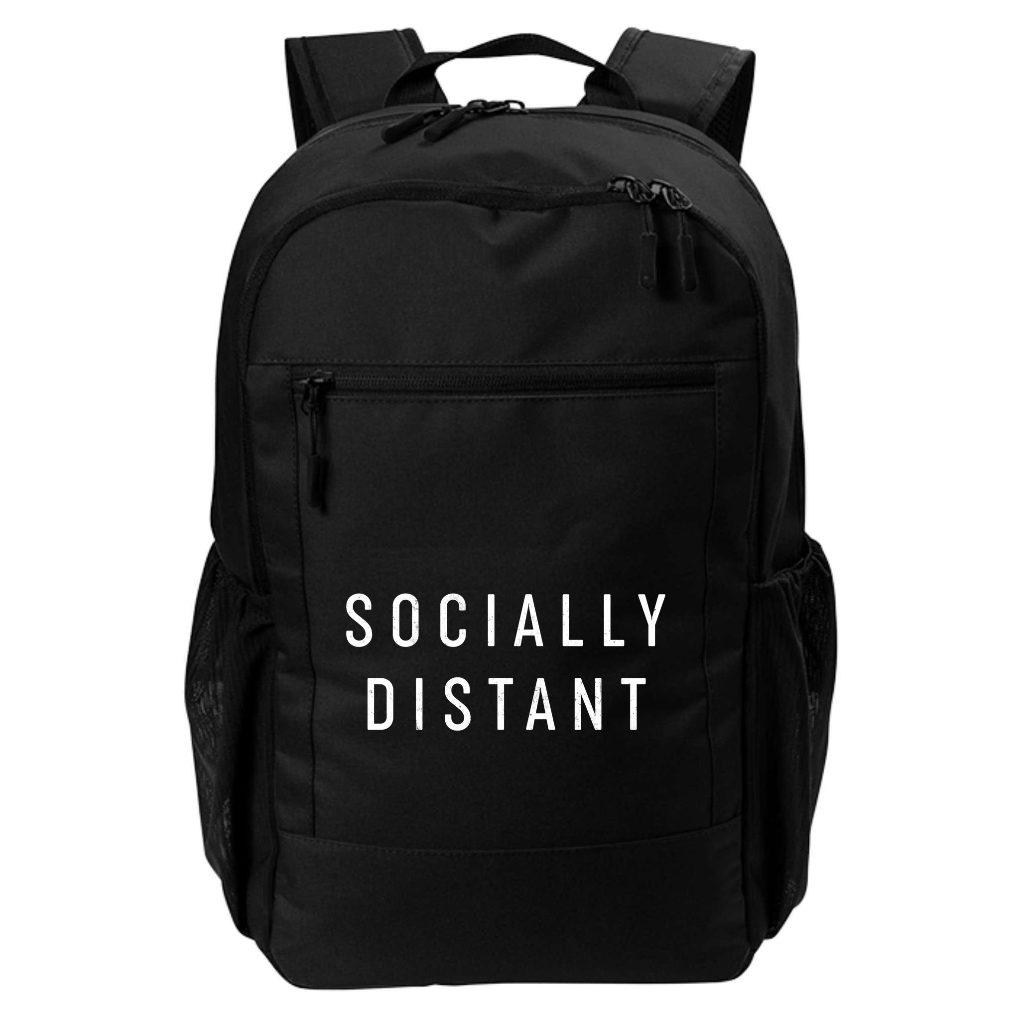Funny Socially Distant  Backpack