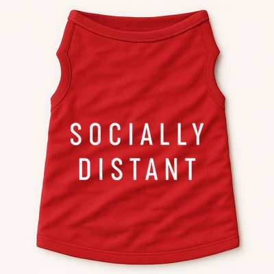 Funny Socially Distant  Doggie Tank
