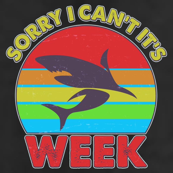 Funny Sorry I Can't It's Shark Week Tumbler
