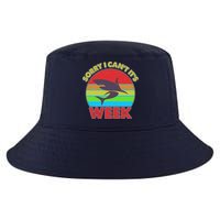 Funny Sorry I Can't It's Shark Week Cool Comfort Performance Bucket Hat