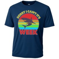 Funny Sorry I Can't It's Shark Week Performance Shirt