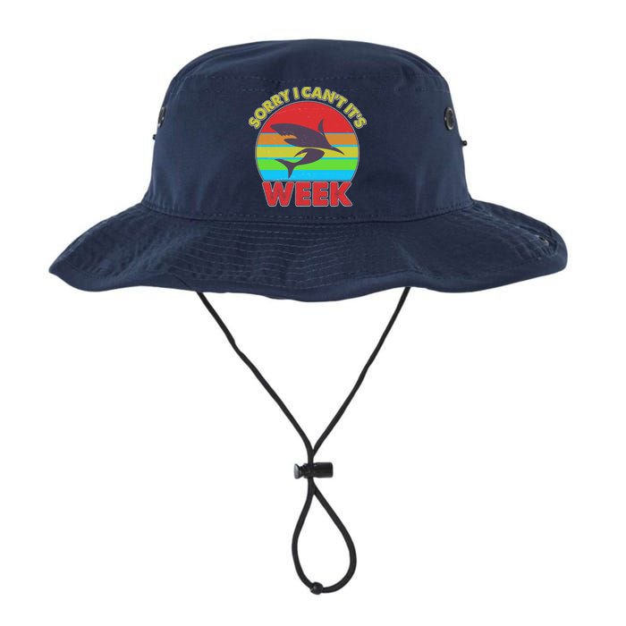 Funny Sorry I Can't It's Shark Week Bucket Hat