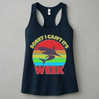Funny Sorry I Can't It's Shark Week Womens Tank Top