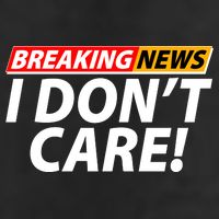 Funny Spoof Meme Breaking News I Don't Care Adult Drive Performance Visor