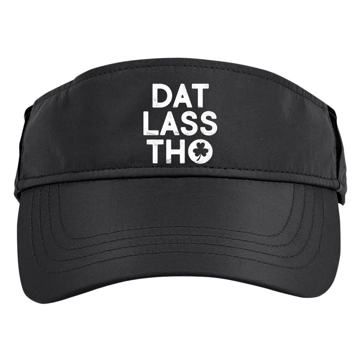 Funny St. Patrick's Day - Dat Lass Tho Adult Drive Performance Visor