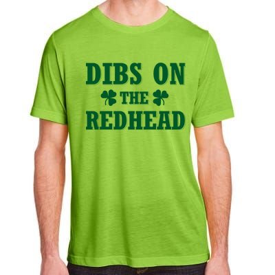 Funny St. Patrick's Day - Dibs On The Redhead Adult ChromaSoft Performance T-Shirt