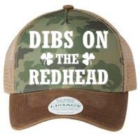 Funny St. Patrick's Day - Dibs On The Redhead Legacy Tie Dye Trucker Hat
