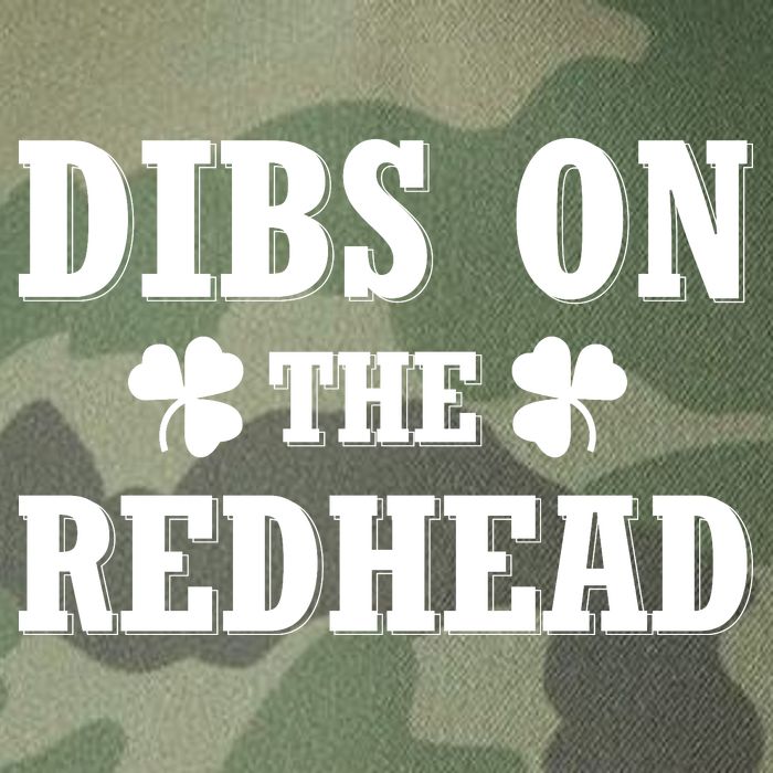 Funny St. Patrick's Day - Dibs On The Redhead Legacy Tie Dye Trucker Hat