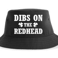 Funny St. Patrick's Day - Dibs On The Redhead Sustainable Bucket Hat