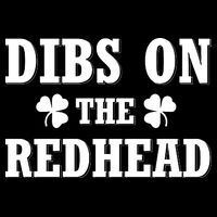 Funny St. Patrick's Day - Dibs On The Redhead Drawstring Bag