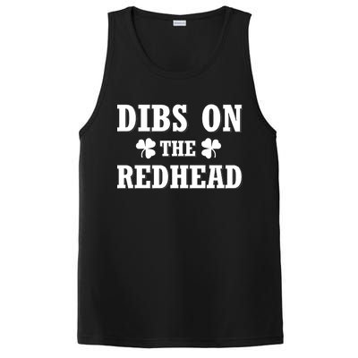 Funny St. Patrick's Day - Dibs On The Redhead PosiCharge Competitor Tank