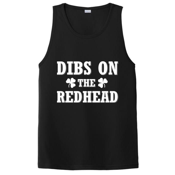 Funny St. Patrick's Day - Dibs On The Redhead PosiCharge Competitor Tank