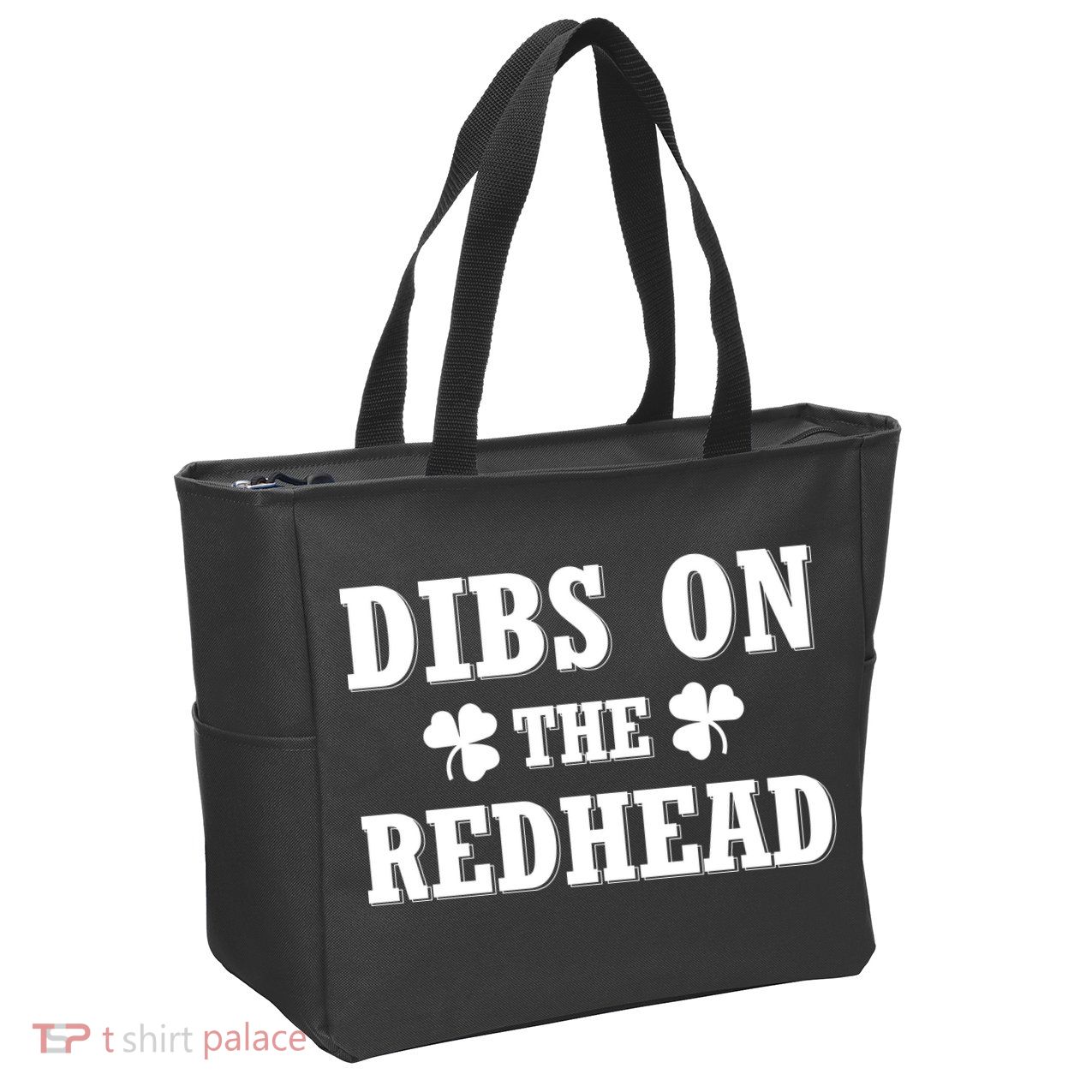 Funny St. Patrick's Day - Dibs On The Redhead Zip Tote Bag