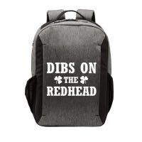Funny St. Patrick's Day - Dibs On The Redhead Vector Backpack