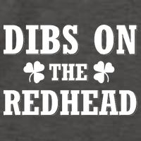 Funny St. Patrick's Day - Dibs On The Redhead Vector Backpack