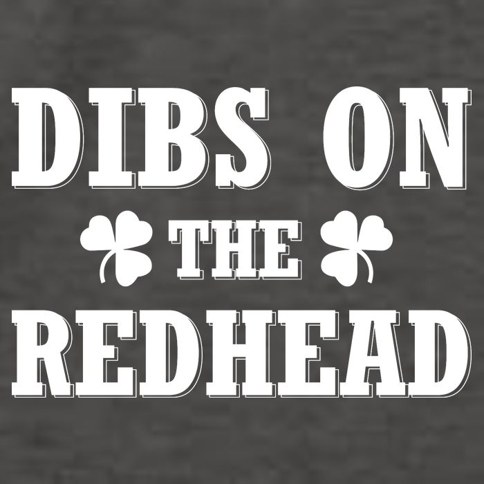 Funny St. Patrick's Day - Dibs On The Redhead Vector Backpack