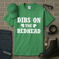 Funny St. Patrick's Day - Dibs On The Redhead Tall T-Shirt