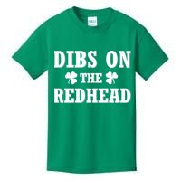 Funny St. Patrick's Day - Dibs On The Redhead Kids T-Shirt