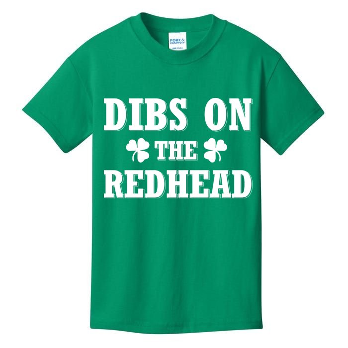 Funny St. Patrick's Day - Dibs On The Redhead Kids T-Shirt