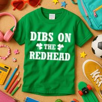 Funny St. Patrick's Day - Dibs On The Redhead Kids T-Shirt