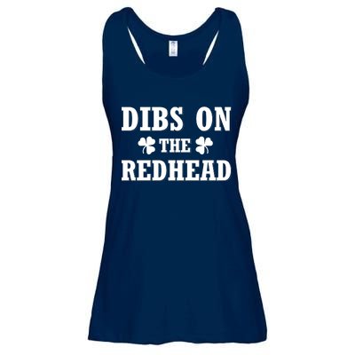 Funny St. Patrick's Day - Dibs On The Redhead Ladies Essential Flowy Tank