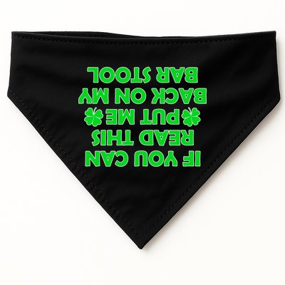 Funny St. Patrick's Day Quote USA-Made Doggie Bandana
