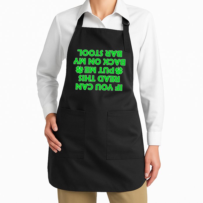 Funny St. Patrick's Day Quote Apron