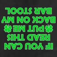 Funny St. Patrick's Day Quote 25L Jumbo Tote