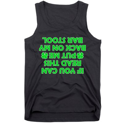 Funny St. Patrick's Day Quote Tank Top