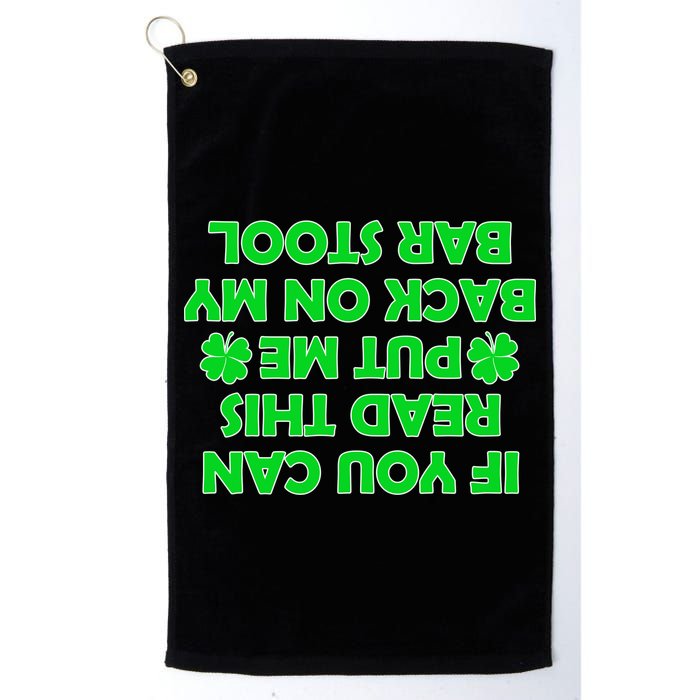 Funny St. Patrick's Day Quote Golf Towel