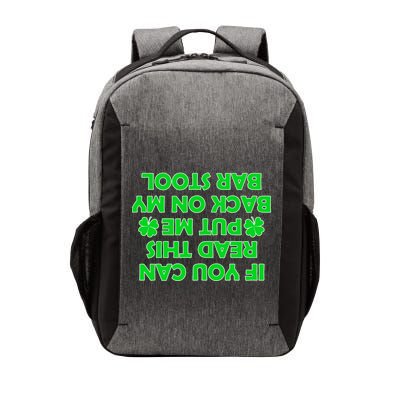 Funny St. Patrick's Day Quote Vector Backpack