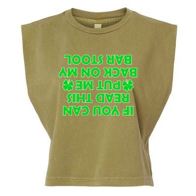 Funny St. Patrick's Day Quote Garment-Dyed Women's Muscle Tee
