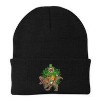 Funny St Patrick Pug On T-Rex Beanie