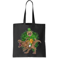 Funny St Patrick Pug On T-Rex Bag