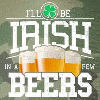 Funny St Patricks Day - I'll Be Irish In A Few Beers Legacy Tie Dye Trucker Hat