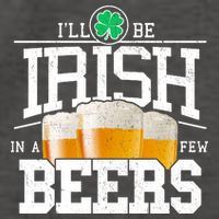 Funny St Patricks Day - I'll Be Irish In A Few Beers Vector Backpack