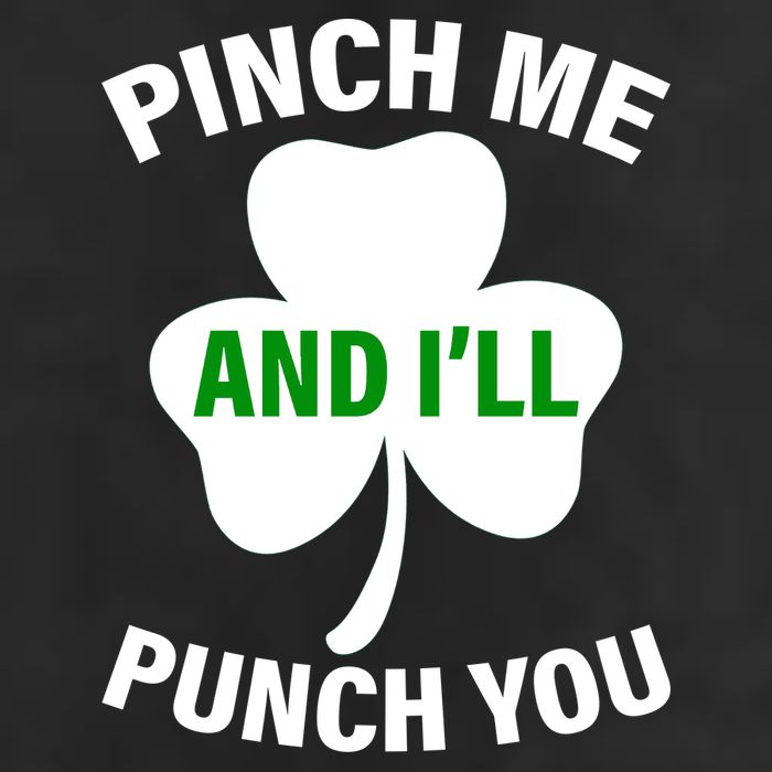 Funny St Patricks Day - Pinch Me I'll Punch You Adult Drive Performance Visor